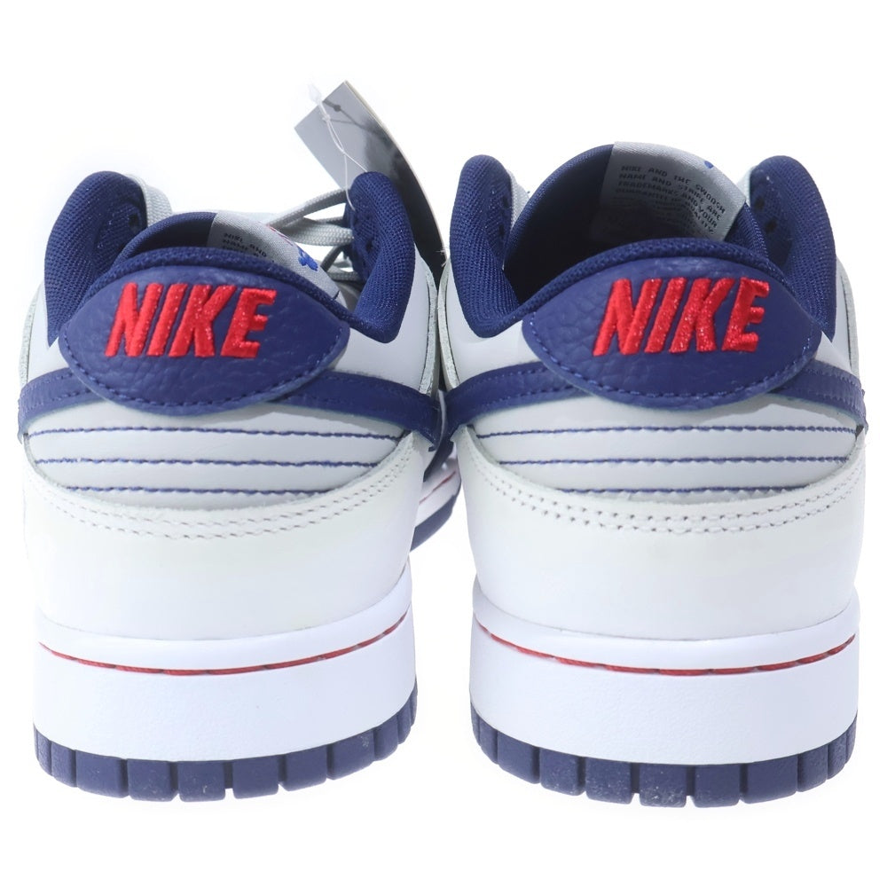 NIKE(ナイキ) ×NBA DUNK LOW EMB 75th ANNIVERSARY NETS エヌビーエー ダンク ローカットスニーカー グレー/ネイビー US12/30cm DD3363-001