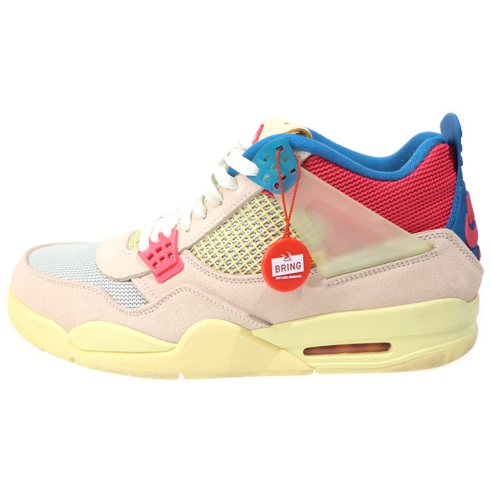 NIKE(ナイキ) ×UNION AIR JORDAN 4 GUAVA ICE ユニオン エアジョーダン4 グァバアイス ミッドカットスニーカー マルチ US12.5/30.5cm DC9533-800