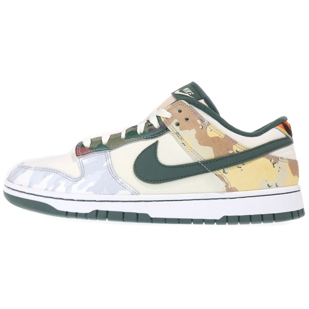 NIKE(ナイキ) DUNK LOW SE MULTI CAMO ダンク セイル マルチカモ ローカットスニーカー マルチ US12/30cm DH0957-100