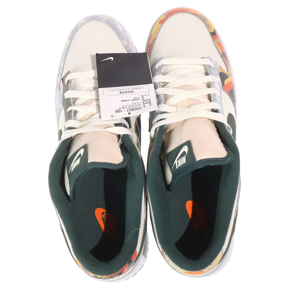 NIKE(ナイキ) DUNK LOW SE MULTI CAMO ダンク セイル マルチカモ ローカットスニーカー マルチ US12/30cm DH0957-100
