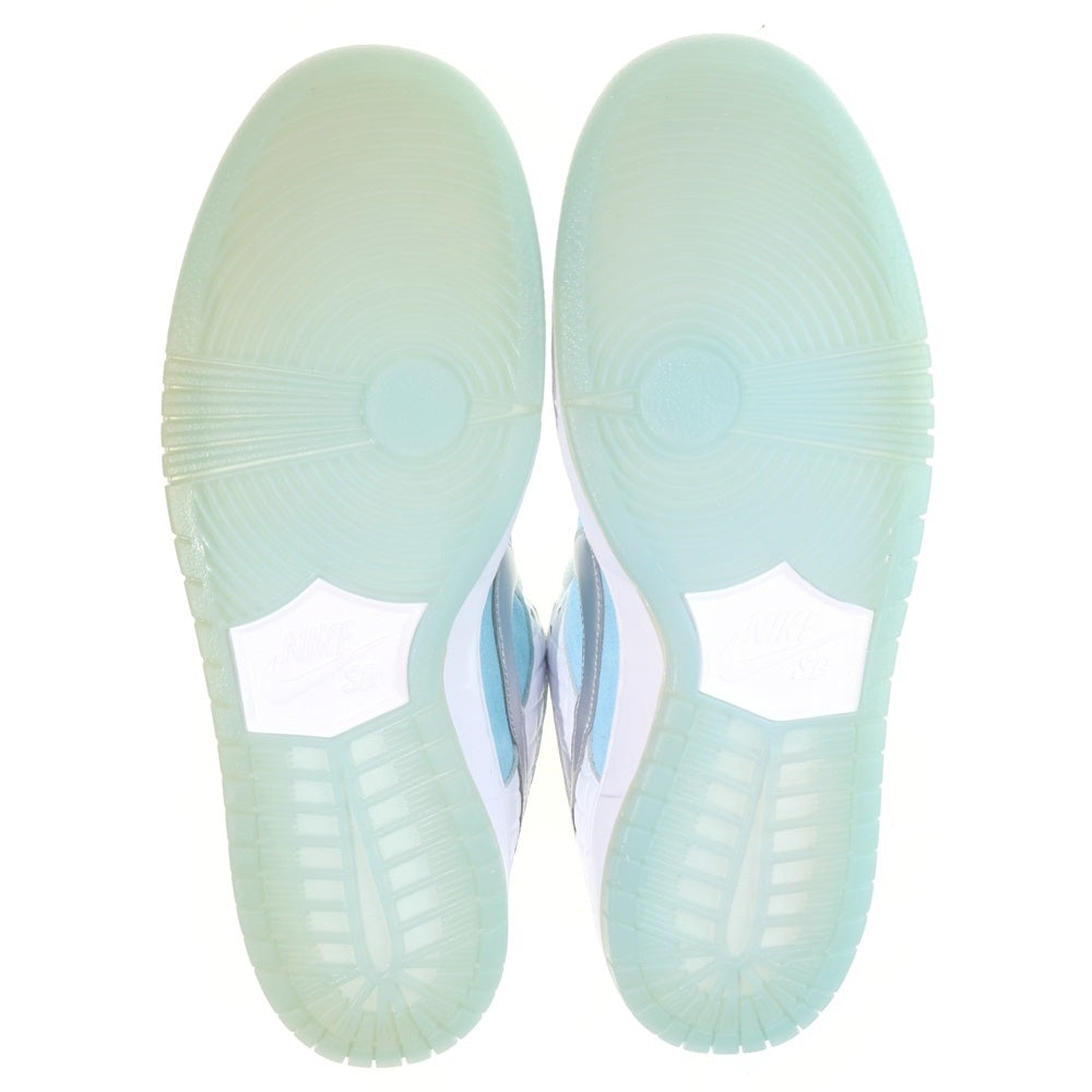 NIKE SB(ナイキエスビー) FTC DUNK LOW PRO QS Lagoon Pulse DH7687-400 ダンクロー ラグーンパルス ローカットスニーカー 銭湯 ライトブルー/ホワイト US12/30cm