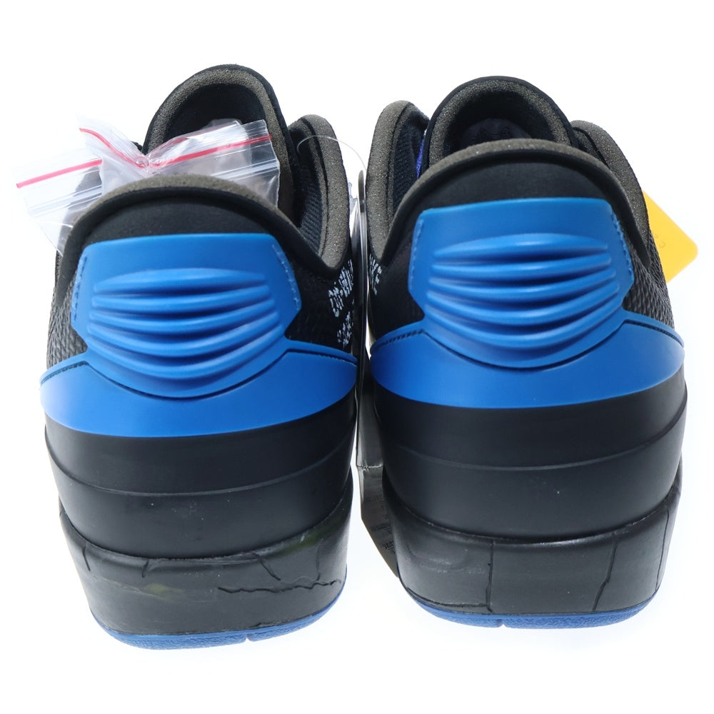 NIKE(ナイキ) ×OFF-WHITE AIR JORDAN 2 RETRO LOW SP DJ4375-004 オフホワイト エアジョーダン2 レトロ ローカットスニーカー ブラック/ブルー US12/30cm