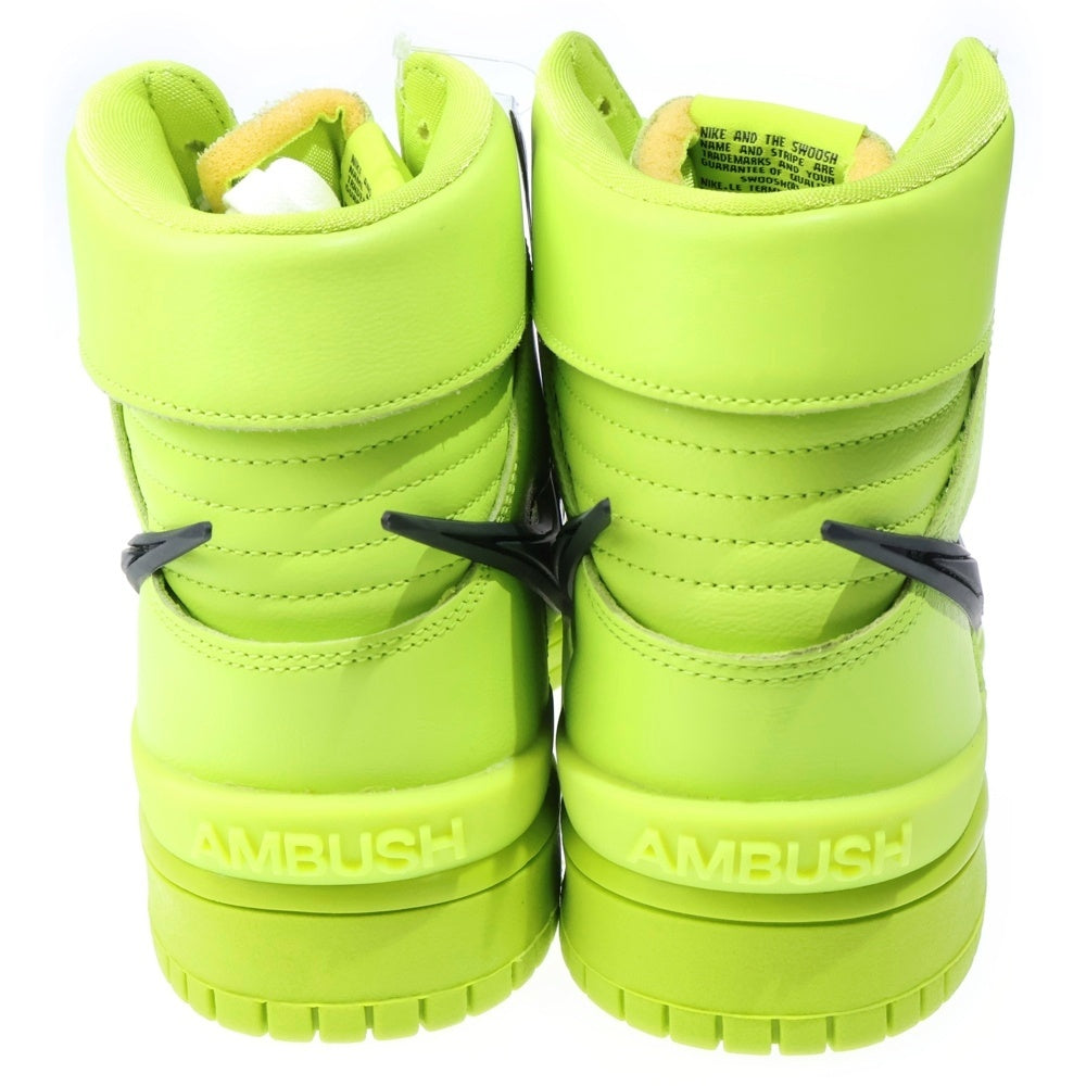NIKE(ナイキ) ×AMBUSH DUNK HIGH FLASH LIME アンブッシュ ダンク フラッシュライム ハイカットスニーカー グリーン US12/30cm CU7544-300