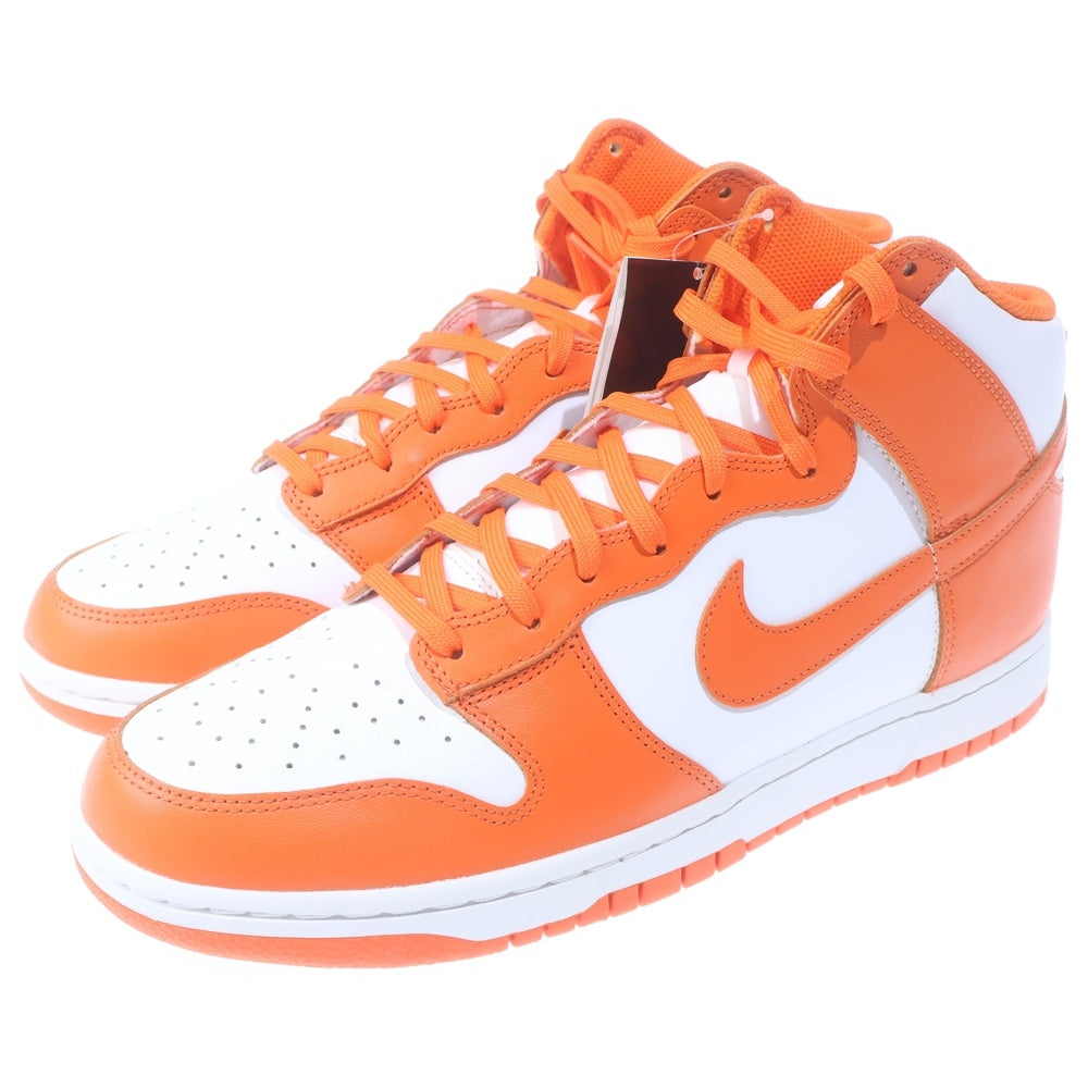 NIKE(ナイキ) DUNK HI RETRO ORANGE BLAZE ダンク ハイ レトロ オレンジブレイズ ハイカットスニーカー ホワイト/オレンジ US12/30cm DD1399-101
