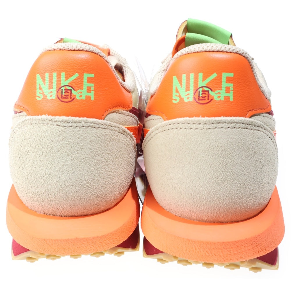 NIKE(ナイキ) ×Sacai ×CLOT LD WAFFLE ORANGE BLAZE クロット サカイ LD ワッフル オレンジブレイズ ローカットスニーカー US12/30cm ベージュ/オレンジ DH1347-100