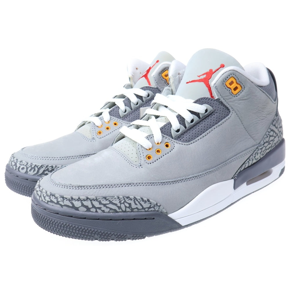 NIKE(ナイキ) AIR JORDAN 3 COOL GREY エアジョーダン3 クールグレー ローカットスニーカー グレー US12.5/30.5cm CT8532-012