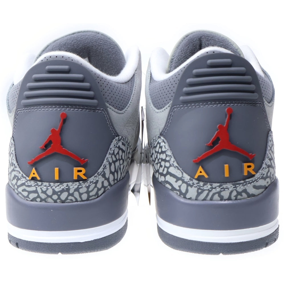 NIKE(ナイキ) AIR JORDAN 3 COOL GREY エアジョーダン3 クールグレー ローカットスニーカー グレー US12.5/30.5cm CT8532-012
