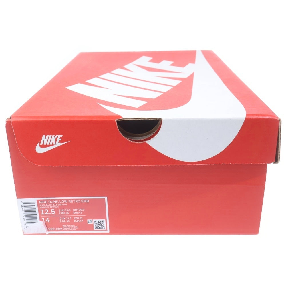 NIKE(ナイキ) ×NBA DUNK LOW EMB 75TH ANNIVERSARY NEW YORK KNICKS エヌビーエー ダンク 75周年 アニバーサリー ローカットスニーカー US12.5/30.5cm DD3363-002