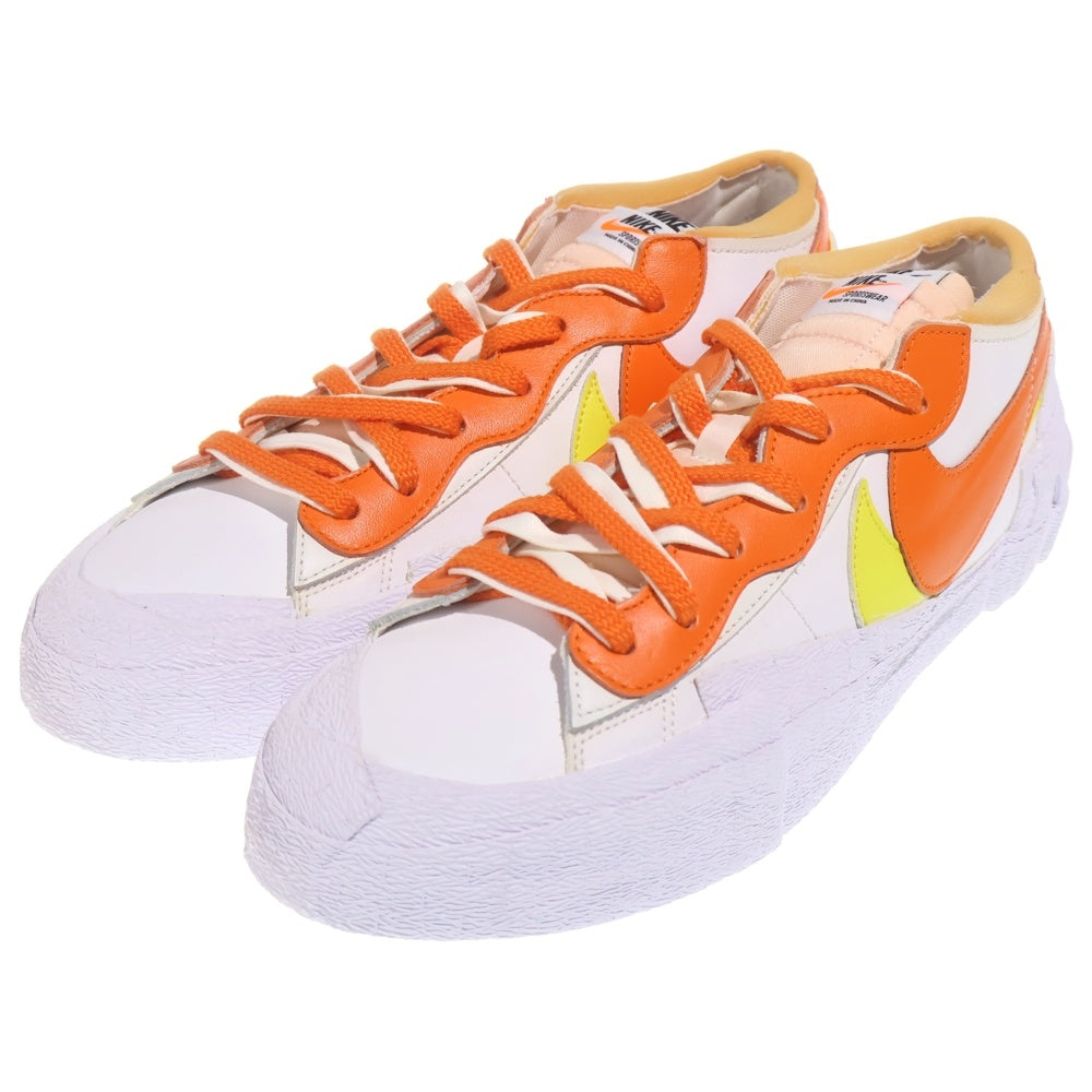 NIKE(ナイキ) ×sacai BLAZER LOW MAGMA ORANGE DD1877-100 サカイ ブレザー ローカットスニーカー US13/31cm ホワイト/オレンジ