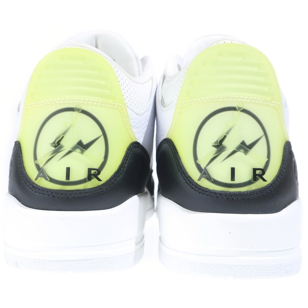 NIKE(ナイキ) ×FRAGMENT DESIGN AIR JORDAN3 RETRO SP フラグメントデザイン エアジョーダン3 ミッドカットスニーカー ホワイト/ブラック US13/31cm DA3595-100