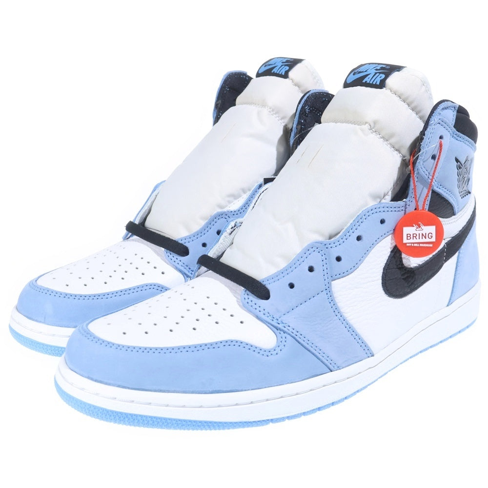 NIKE(ナイキ) AIR JORDAN 1 RETRO HIGH OG UNIVERSITY BLUE エアジョーダン1 ユニバーシティブルー ハイカットスニーカー ブルー US14/32cm 555088-134