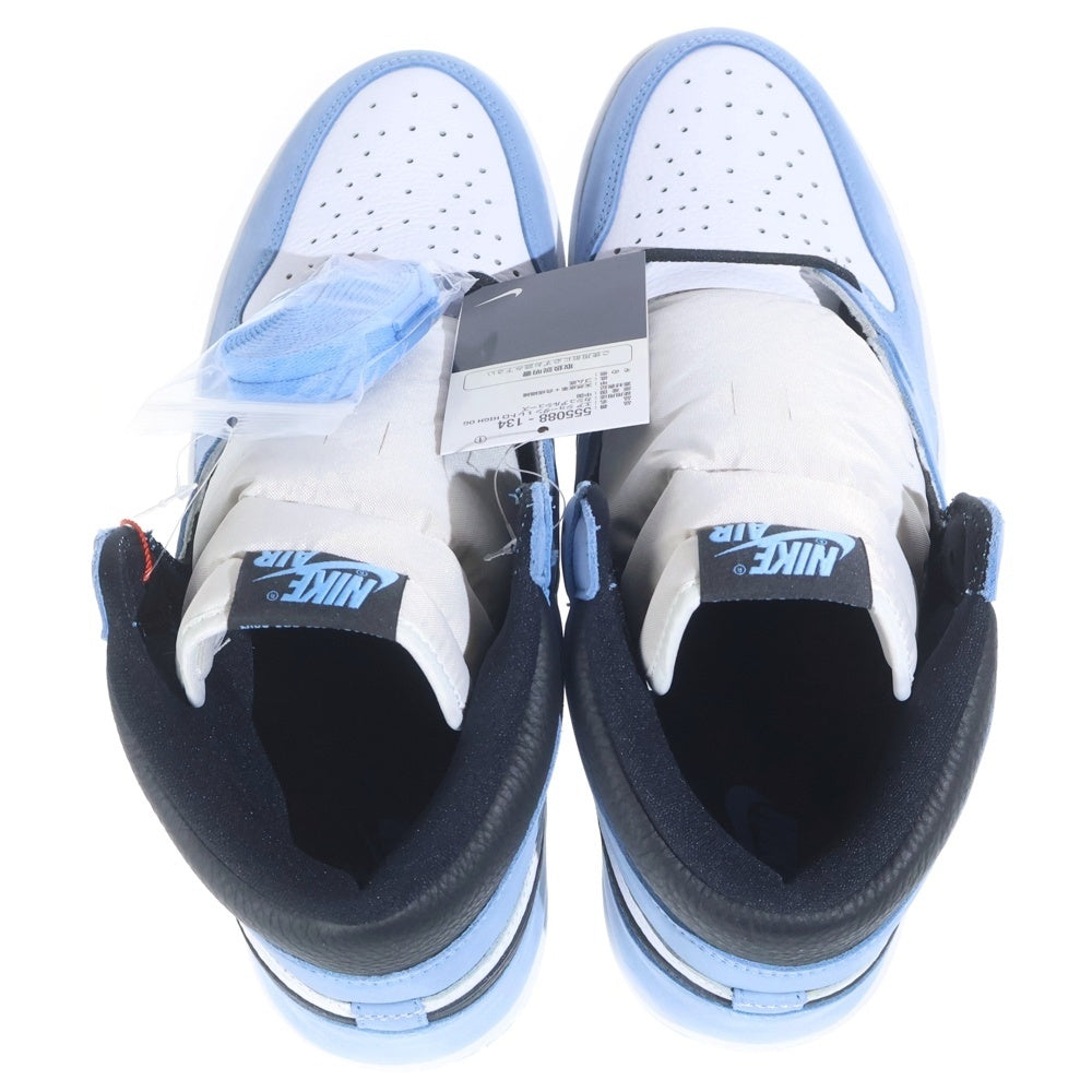 NIKE(ナイキ) AIR JORDAN 1 RETRO HIGH OG UNIVERSITY BLUE エアジョーダン1 ユニバーシティブルー ハイカットスニーカー ブルー US14/32cm 555088-134