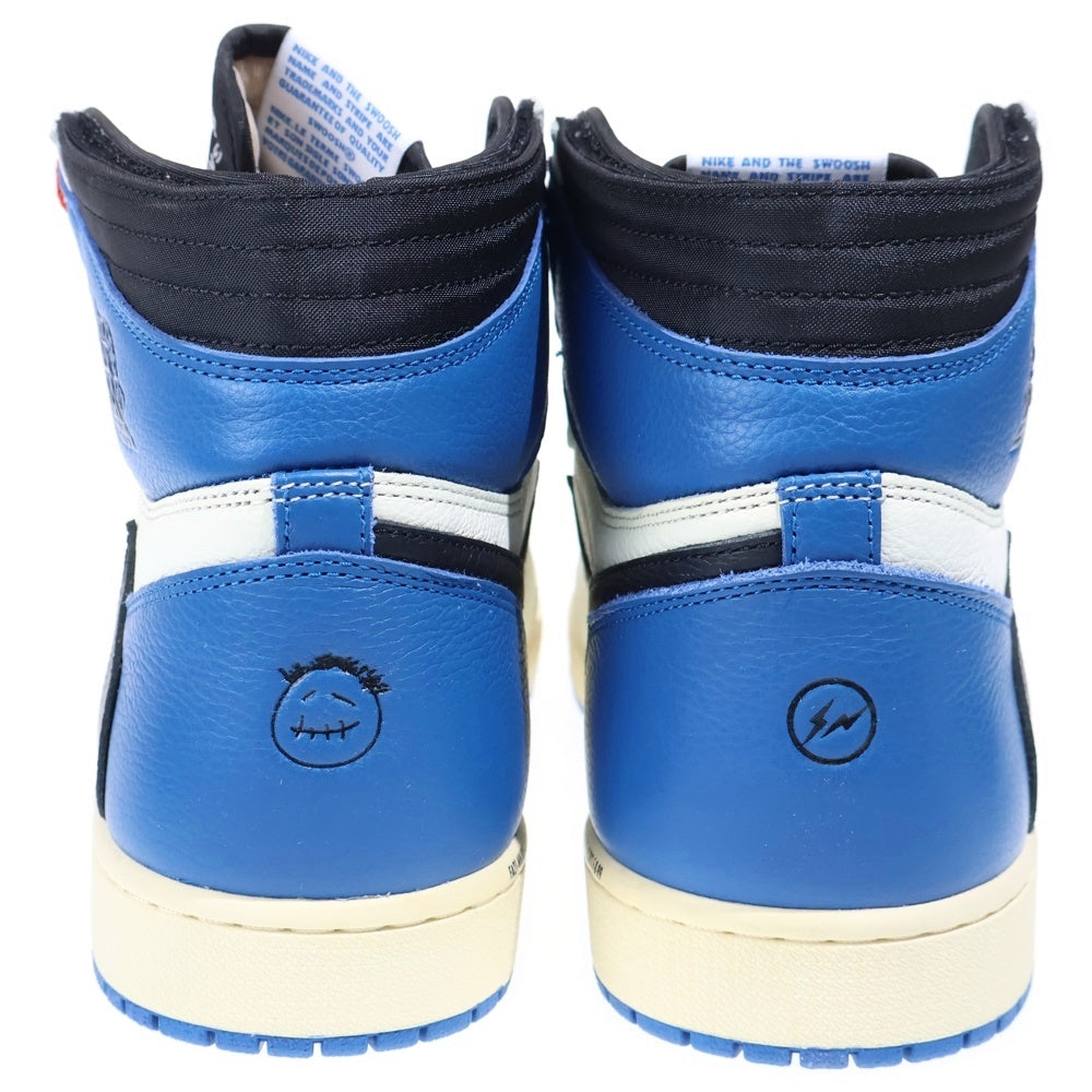 NIKE(ナイキ) ×TRAVIS SCOTT ×FRAGMENT AIR JORDAN 1 RETRO HIGH OG SP MILITARY BLUE トラヴィススコット フラグメント エアジョーダン1 ハイカットスニーカー DH3227-105