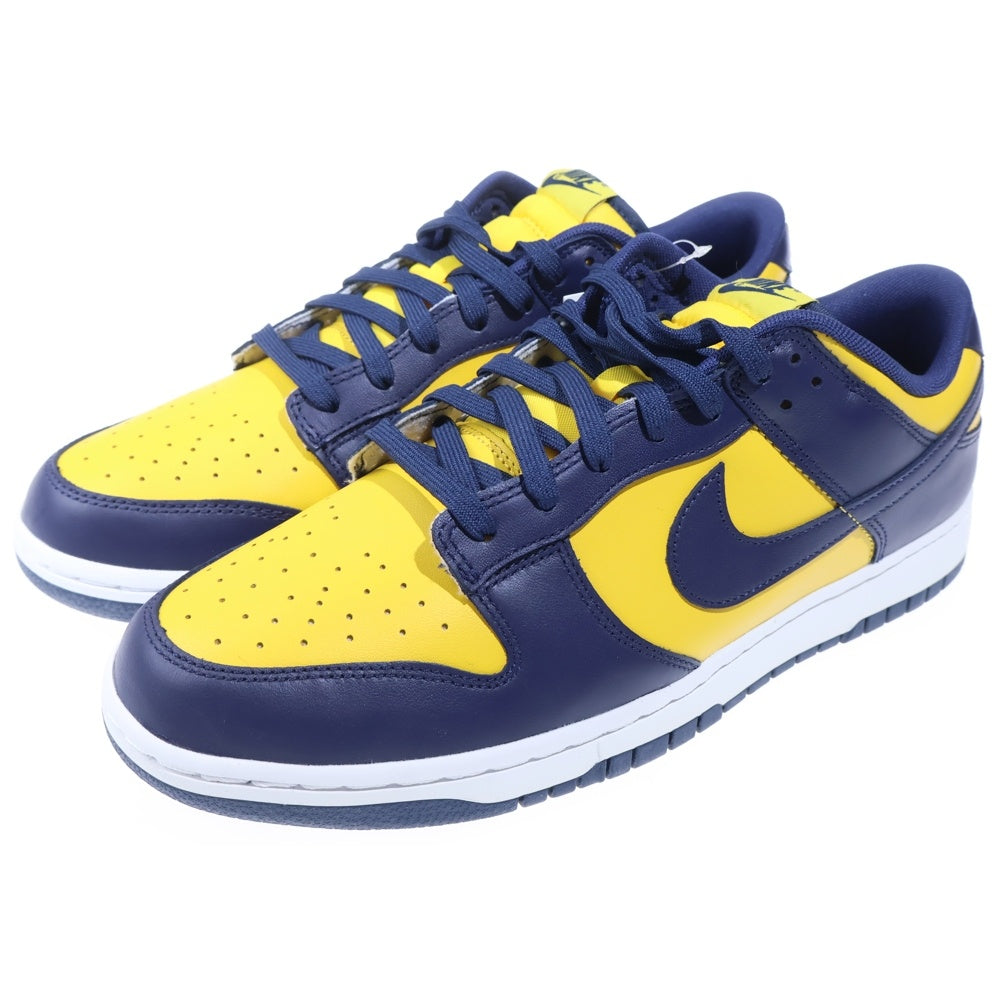 NIKE(ナイキ) DUNK LOW RETRO MICHIGAN ダンク ミシガン ローカットスニーカー イエロー/ネイビー US12/30cm DD1391-700