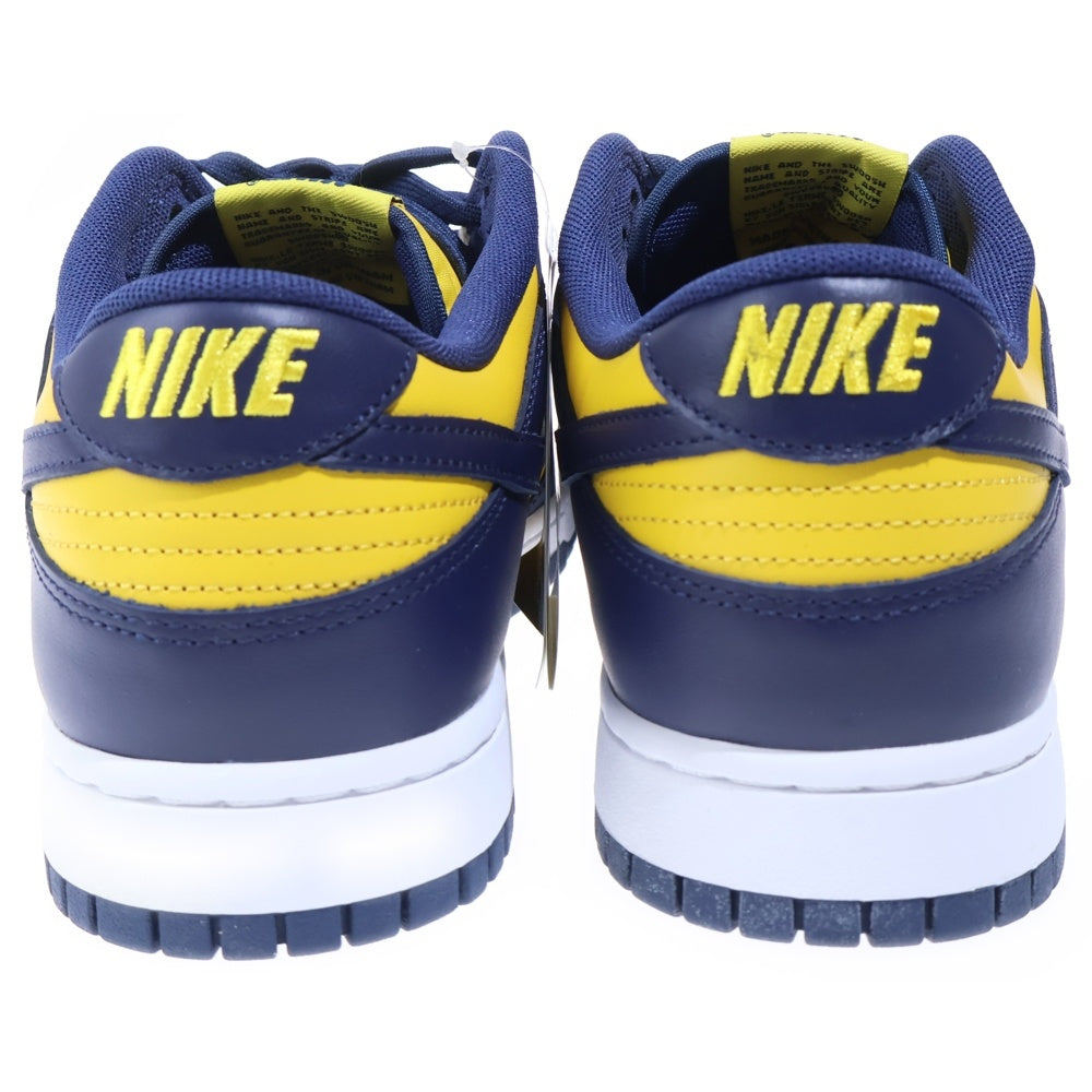 NIKE(ナイキ) DUNK LOW RETRO MICHIGAN ダンク ミシガン ローカットスニーカー イエロー/ネイビー US12/30cm DD1391-700