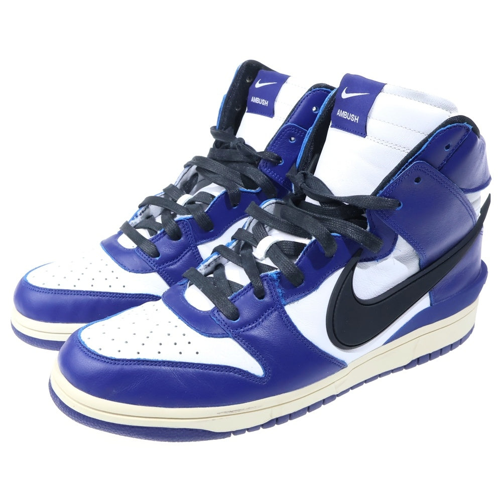 NIKE(ナイキ) ×AMBUSH DUNK HIGH DEEP ROYAL アンブッシュ ダンク ディープロイヤル ハイカットスニーカー ブルー/ホワイト US13/31cm CU7544-400