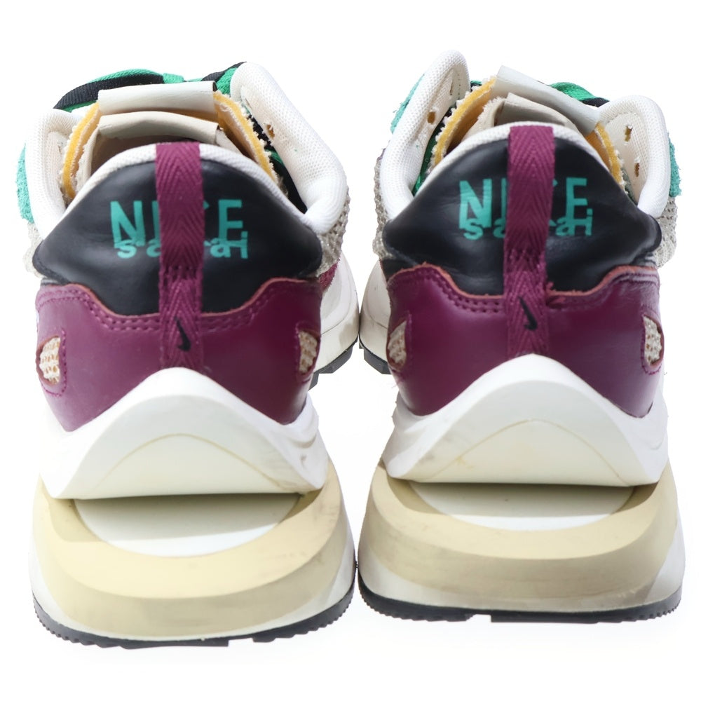 NIKE(ナイキ) ×sacai VAPORWAFFLE サカイ ヴェイパーワッフル ローカットスニーカー ボルドー/グリーン US12.5/30.5cm DD3035-200