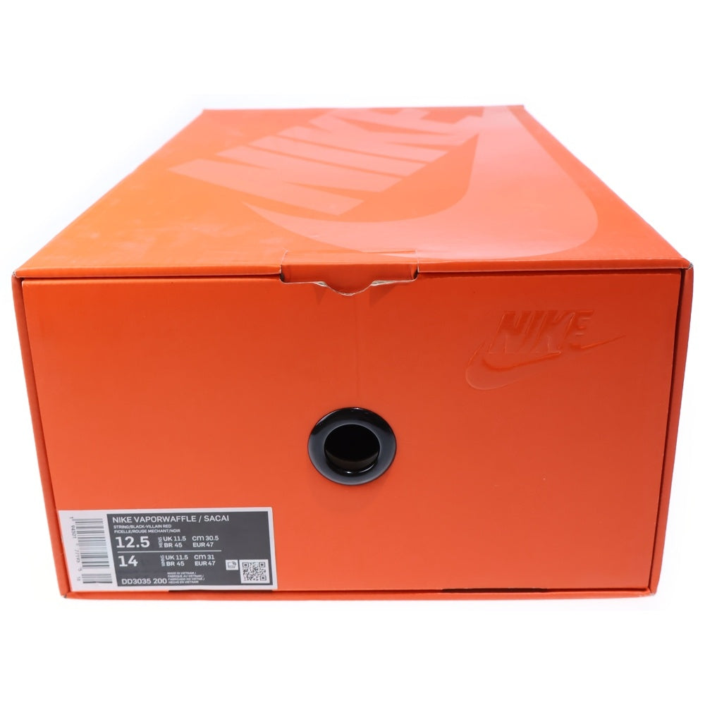 NIKE(ナイキ) ×sacai VAPORWAFFLE サカイ ヴェイパーワッフル ローカットスニーカー ボルドー/グリーン US12.5/30.5cm DD3035-200