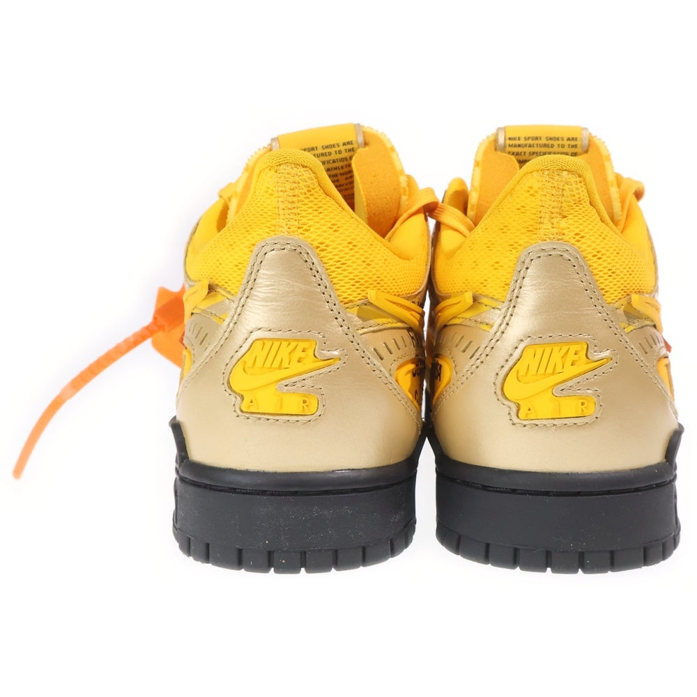 NIKE(ナイキ) ×OFF-WHITE AIR RUBBER DUNK LOW UNIVERSITY GOLD オフホワイト ラバーダンク ローカットスニーカー イエロー US12/30cm CU6015-700