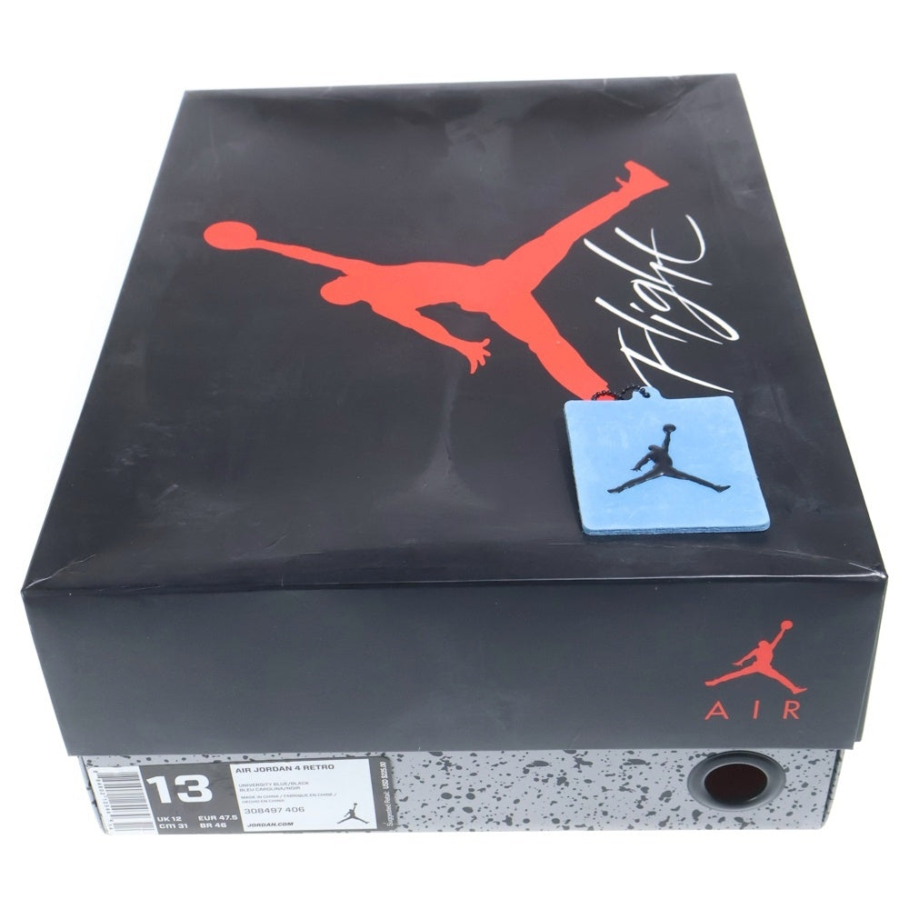 NIKE(ナイキ) ×TRAVIS SCOTT AIR JORDAN 4 RETRO CACTUS JACK トラヴィススコット エアジョーダン 4 ハイカットスニーカー ブルー US13/31cm 308497-406
