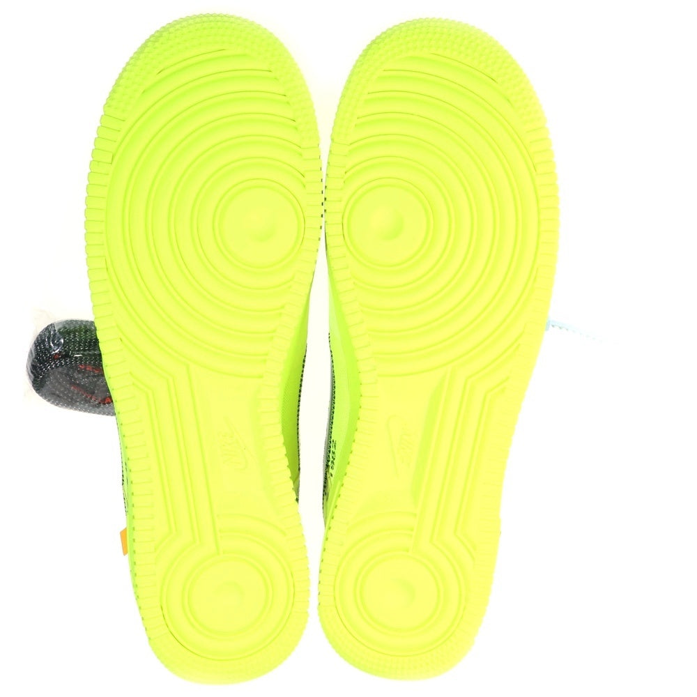NIKE(ナイキ) ×OFF-WHITE THE 10 AIR FORCE 1 LOW VOLT オフホワイト エアフォースワン ボルト ローカットスニーカー イエロー US13/31cm AO4606-700