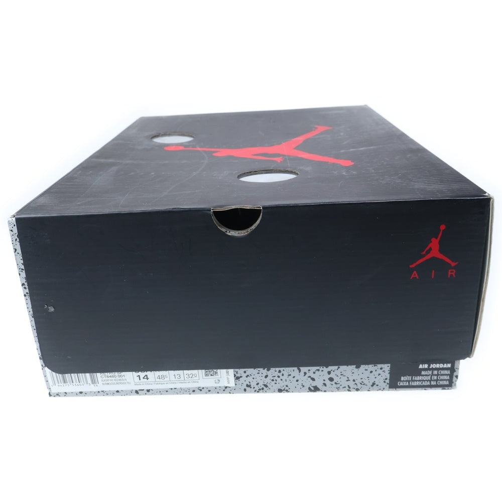 NIKE(ナイキ) ×OFF-WHITE AIR JORDAN 5 RETRO SP オフホワイト エアジョーダン5 レトロ ハイカットスニーカー ブラック US14/32cm CT8480-001