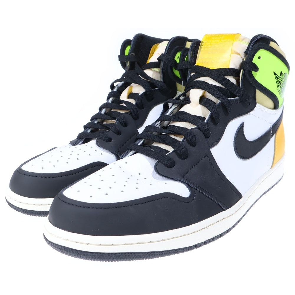 NIKE(ナイキ) AIR JORDAN1 RETRO HIGH OG VOLT GOLD エアジョーダン1 ハイカットスニーカー ボルトゴールド イエロー/ホワイト US14/32cm 555088-118
