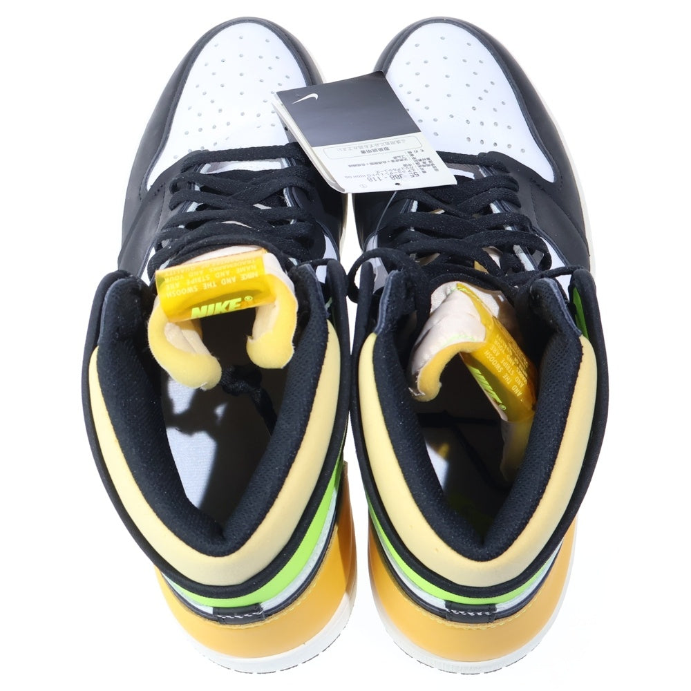 NIKE(ナイキ) AIR JORDAN1 RETRO HIGH OG VOLT GOLD エアジョーダン1 ハイカットスニーカー ボルトゴールド イエロー/ホワイト US14/32cm 555088-118