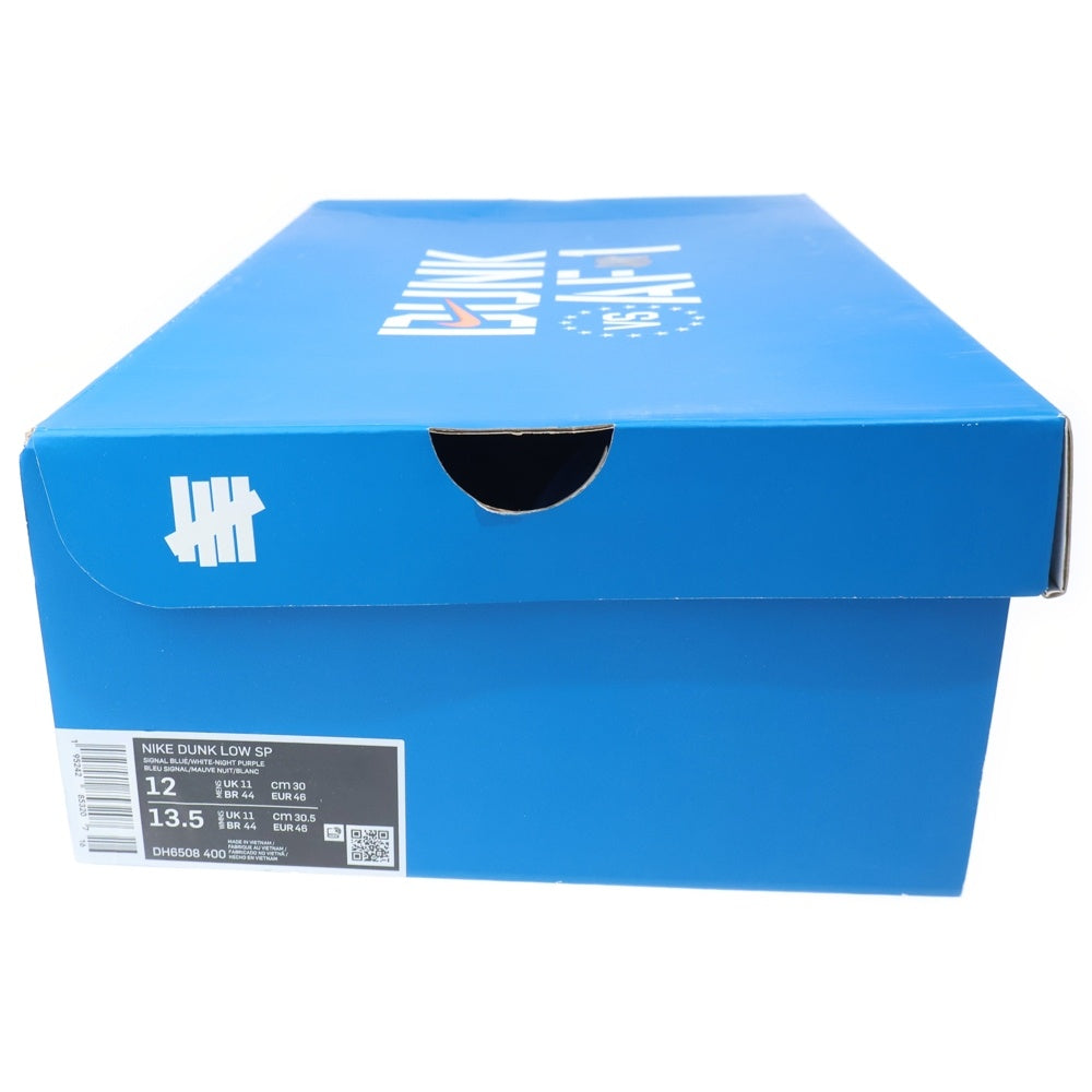 NIKE(ナイキ) ×UNDEFEATED DUNK LOW SP アンディフィーテッド ダンク ローカットスニーカー ブルー US12/30cm DH6508-400