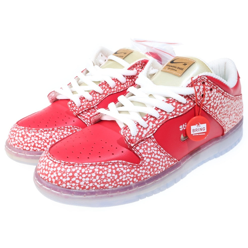 NIKE SB(ナイキエスビー) ×Stingwater Dunk Low Magic Mushroom スティングウォーター ダンクロー スニーカー レッド DH7650-600