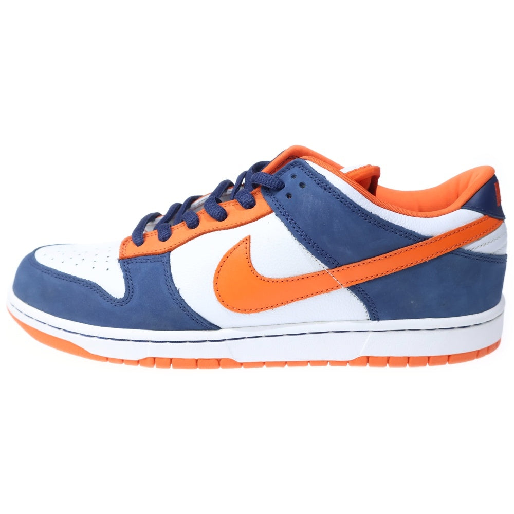 NIKE SB(ナイキエスビー) 【観賞用 2003年製】 DUNK LOW BRONCOS ダンク ブロンコス ローカットスニーカー ホワイト/ネイビー US13/31cm 304292-184