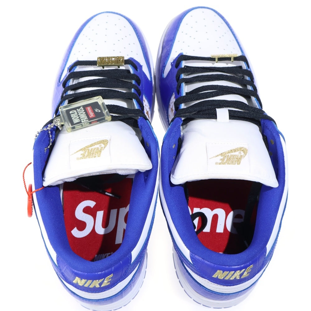 NIKE SB(ナイキエスビー) ×SUPREME DUNK LOW OG DH3228-100 シュプリーム ダンク ローカットスニーカー ブルー US12/30cm