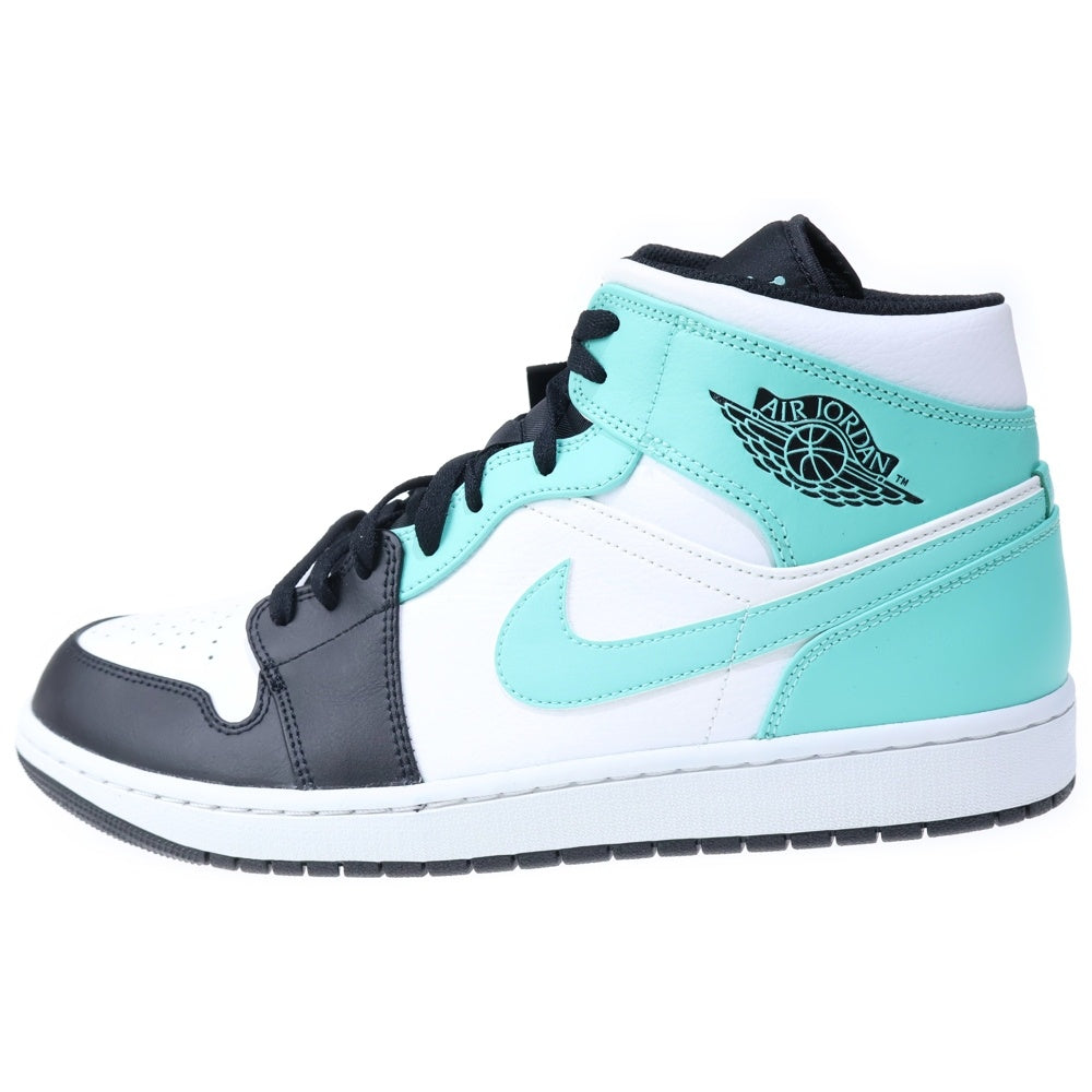 NIKE(ナイキ) AIR JORDAN 1 MID TROPICAL TWIST エアジョーダン1 ミッド トロピカルツイスト ミッドカットスニーカー ホワイト/ブラック/ブルー US14/32cm 554724-132