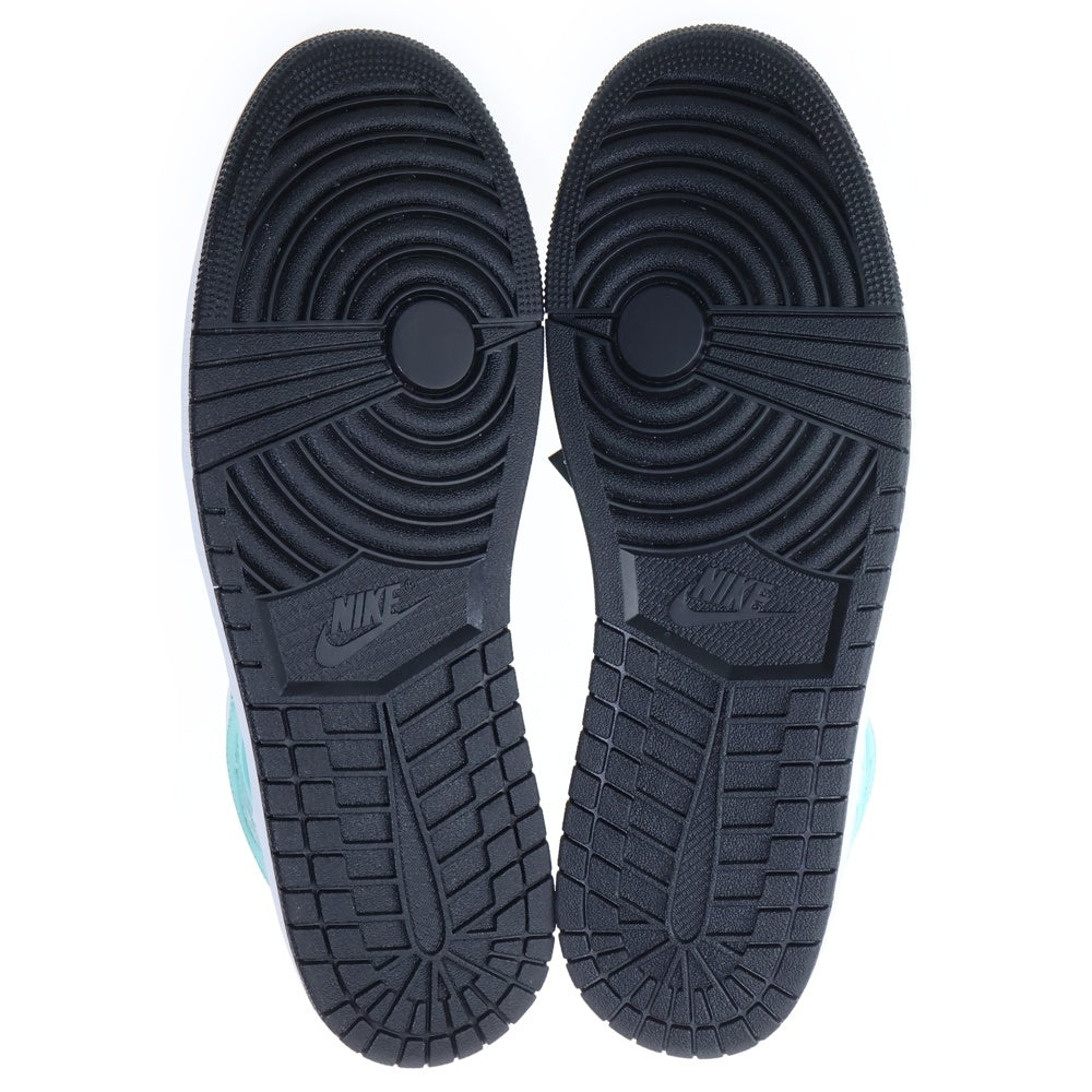 NIKE(ナイキ) AIR JORDAN 1 MID TROPICAL TWIST エアジョーダン1 ミッド トロピカルツイスト ミッドカットスニーカー ホワイト/ブラック/ブルー US14/32cm 554724-132