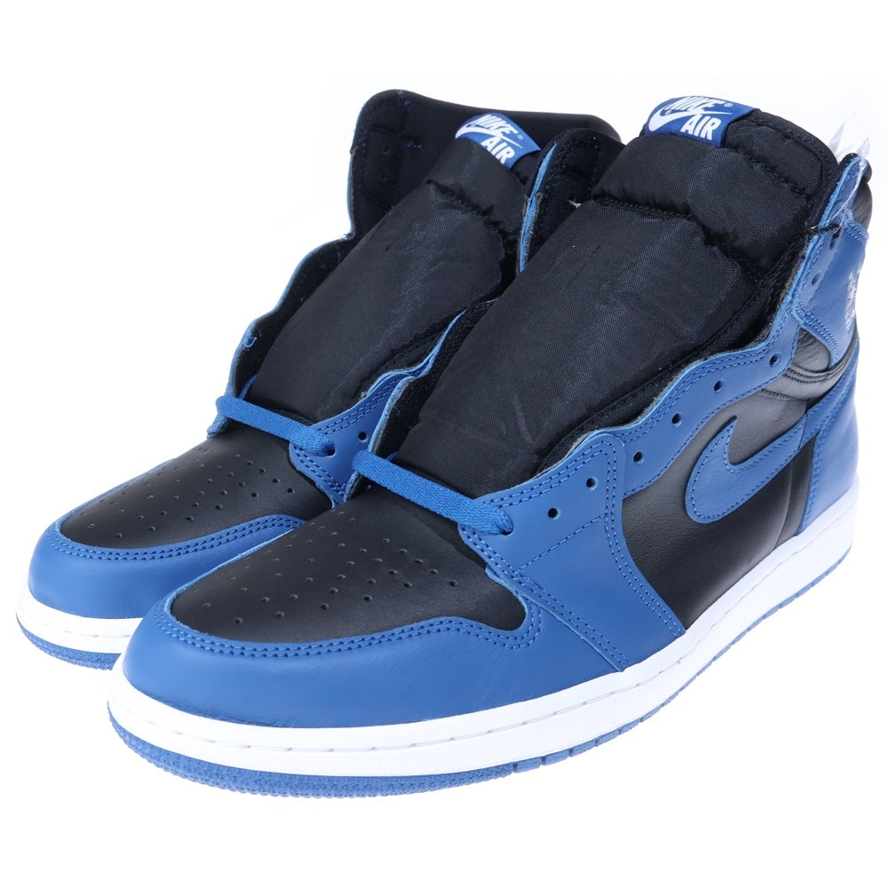 NIKE(ナイキ) AIR JORDAN1 RETRO OG DARK MARINA BLUE エアジョーダン レトロ ダークマリーナブルー ハイカットスニーカー ブラック/ブルー US13/31cm 555088-404