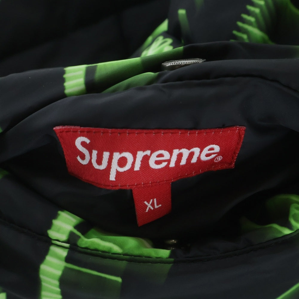 SUPREME(シュプリーム) 20AW Watches Reversible Puffy Jacket ウォッチズ リバーシブル パファージャケット 中綿 ブラック/グリーン