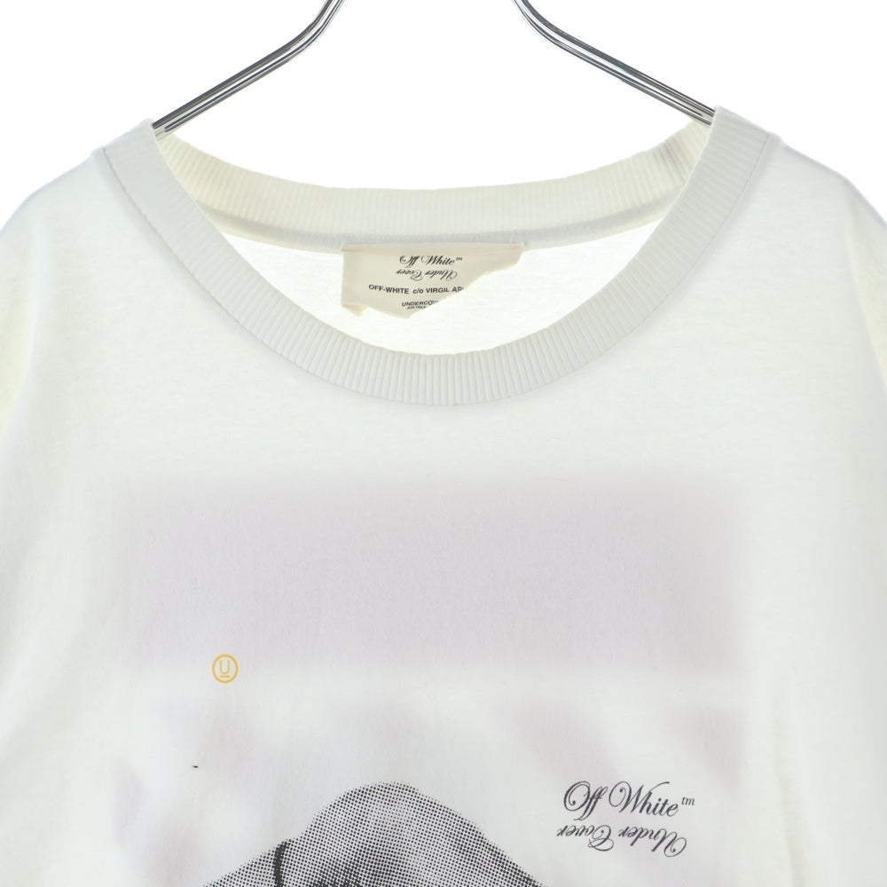 OFF-WHITE(オフホワイト) 19AW ×UNDERCOVER HAND DART S/S T-SHIRT アンダーカバー ハンドダート プリント クルーネック 半袖Tシャツ カットソー ホワイト OMAA061G19877011