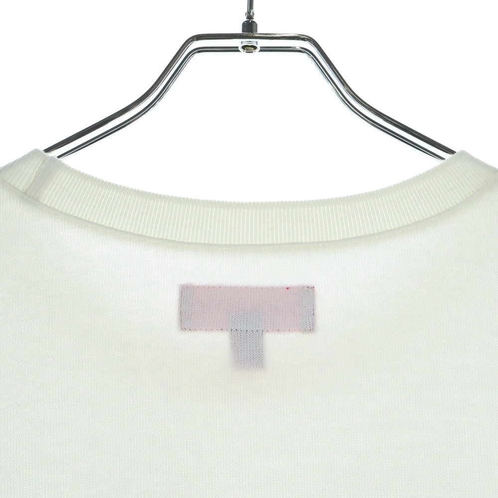 SUPREME(シュプリーム) 24AW Athletic Studded L/S Top アスレチック スタッズ ロゴプリント 長袖Tシャツ カットソー ホワイト