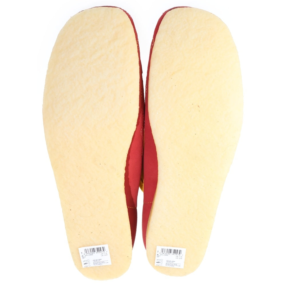 SUPREME(シュプリーム) ×Clarks Wallabee Gold クラークス ワラビー ローカットスニーカー レッド/イエロー