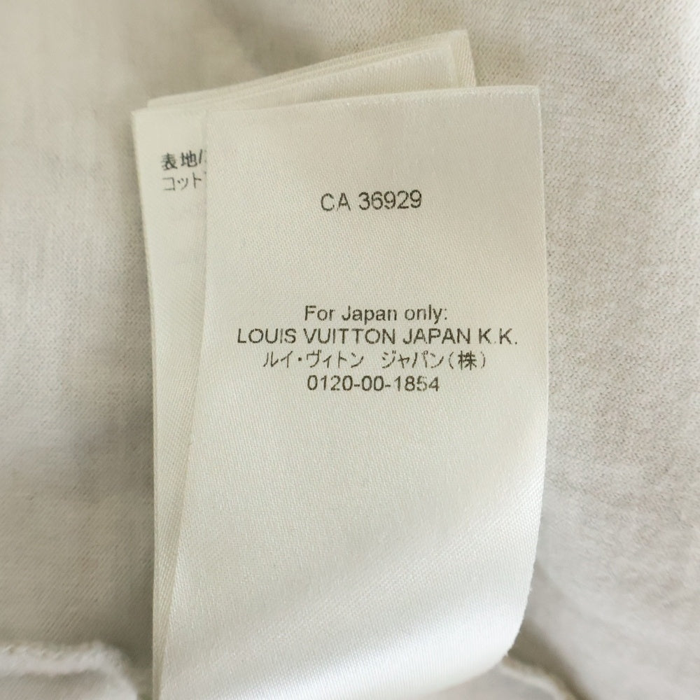 LOUIS VUITTON(ルイヴィトン) 23AW モノグラムプリント半袖Tシャツ カットソー ホワイト/ベージュ RM232M NPG HPY15W