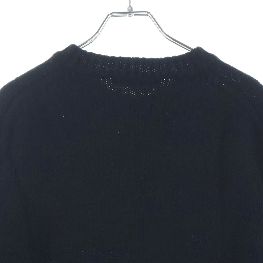 FENDI(フェンディ) フロントロゴ クルーネックニット セーター ブラック FZZ387 A3M3