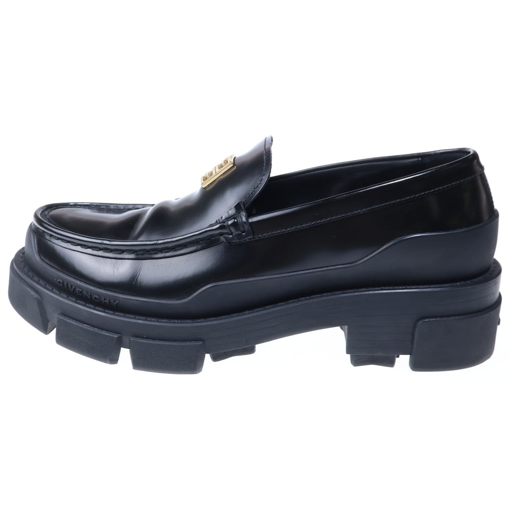 GIVENCHY(ジバンシィ) TERRA LOAFERS テラ レザー ローファー ブラック レディース