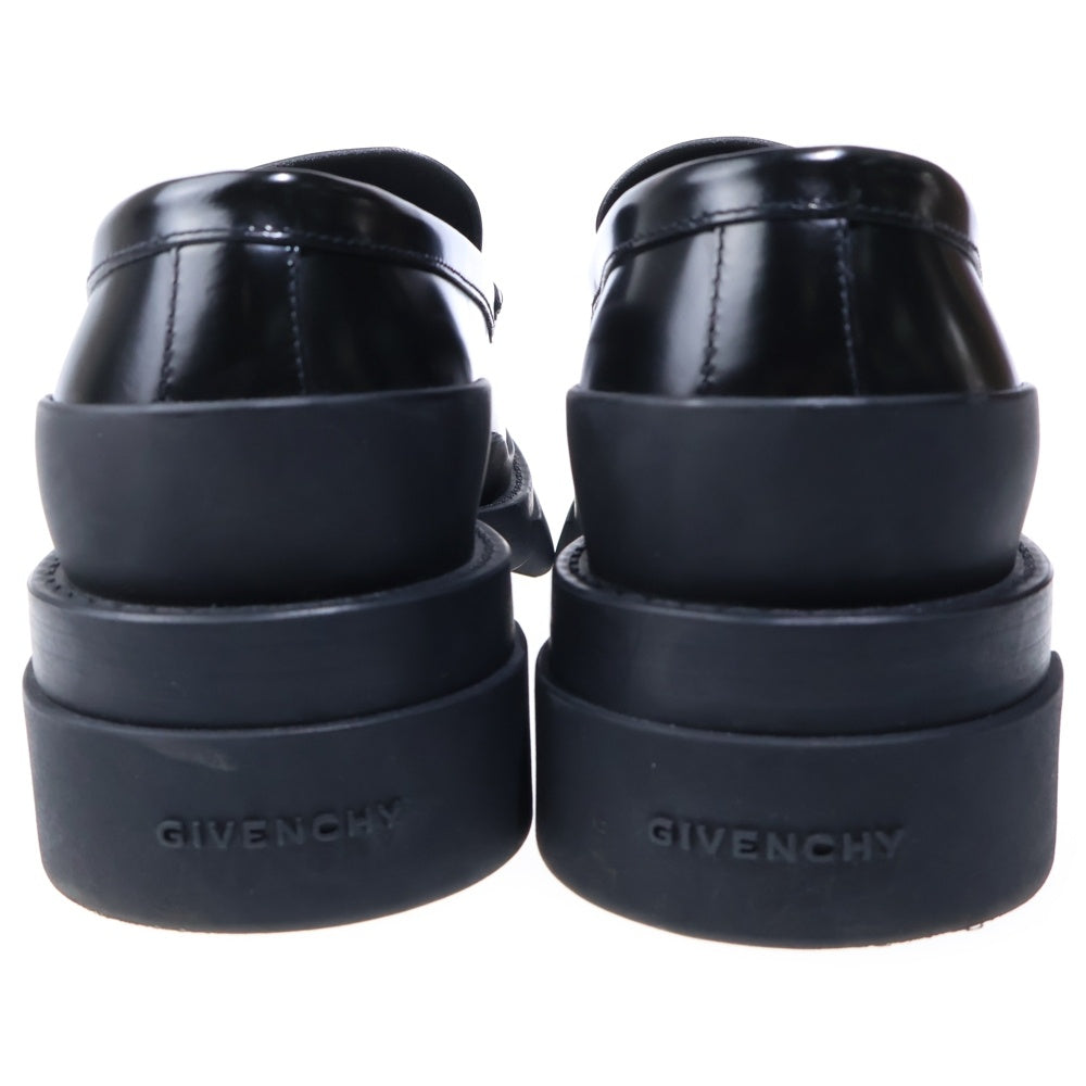 GIVENCHY(ジバンシィ) TERRA LOAFERS テラ レザー ローファー ブラック レディース