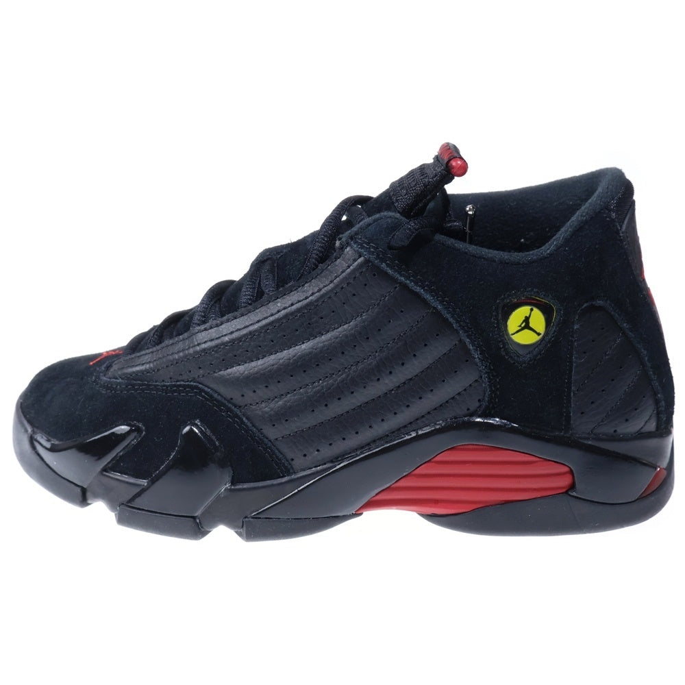 NIKE(ナイキ) AIR JORDAN 14 RETRO BG エアジョーダン 14 ハイカットスニーカーブラック US6.5Y/24.5cm 487524-003 レディース
