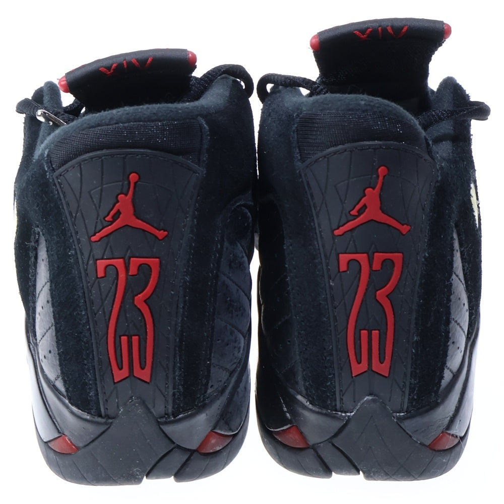 NIKE(ナイキ) AIR JORDAN 14 RETRO BG エアジョーダン 14 ハイカットスニーカーブラック US6.5Y/24.5cm 487524-003 レディース