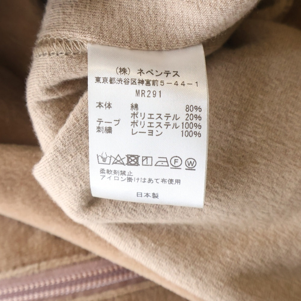 Needles(ニードルス) 23SS R.C. Track Jacket バタフライロゴ刺繍 ベロア トラックジャケット ピンク MR291