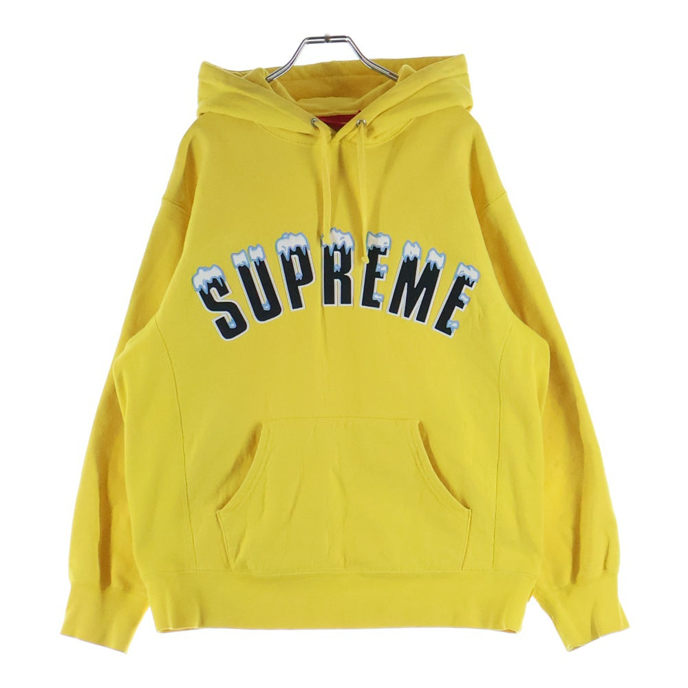 SUPREME(シュプリーム) 20AW Icy Arc Hooded Sweatshirt アイシーアーチロゴ スウェットプルオーバーパーカー イエロー
