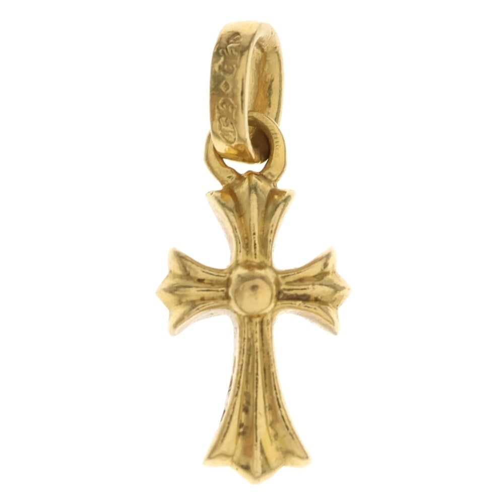 CHROME HEARTS(クロムハーツ) 22K CRS BBYFAT P/DIA ベイビーファットクロス PAVEダイヤ ペンダントトップ ゴールド BCA035