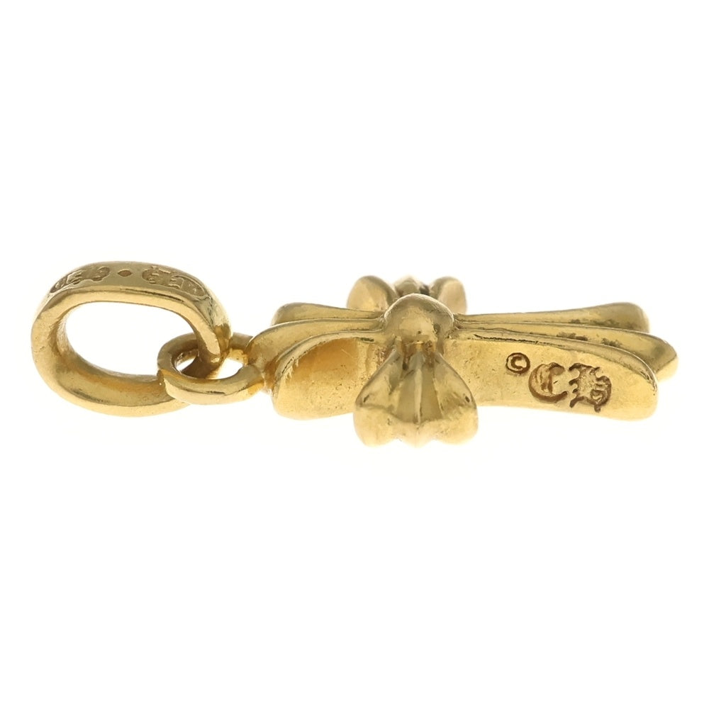 CHROME HEARTS(クロムハーツ) 22K CRS BBYFAT P/DIA ベイビーファットクロス PAVEダイヤ ペンダントトップ ゴールド BCA035