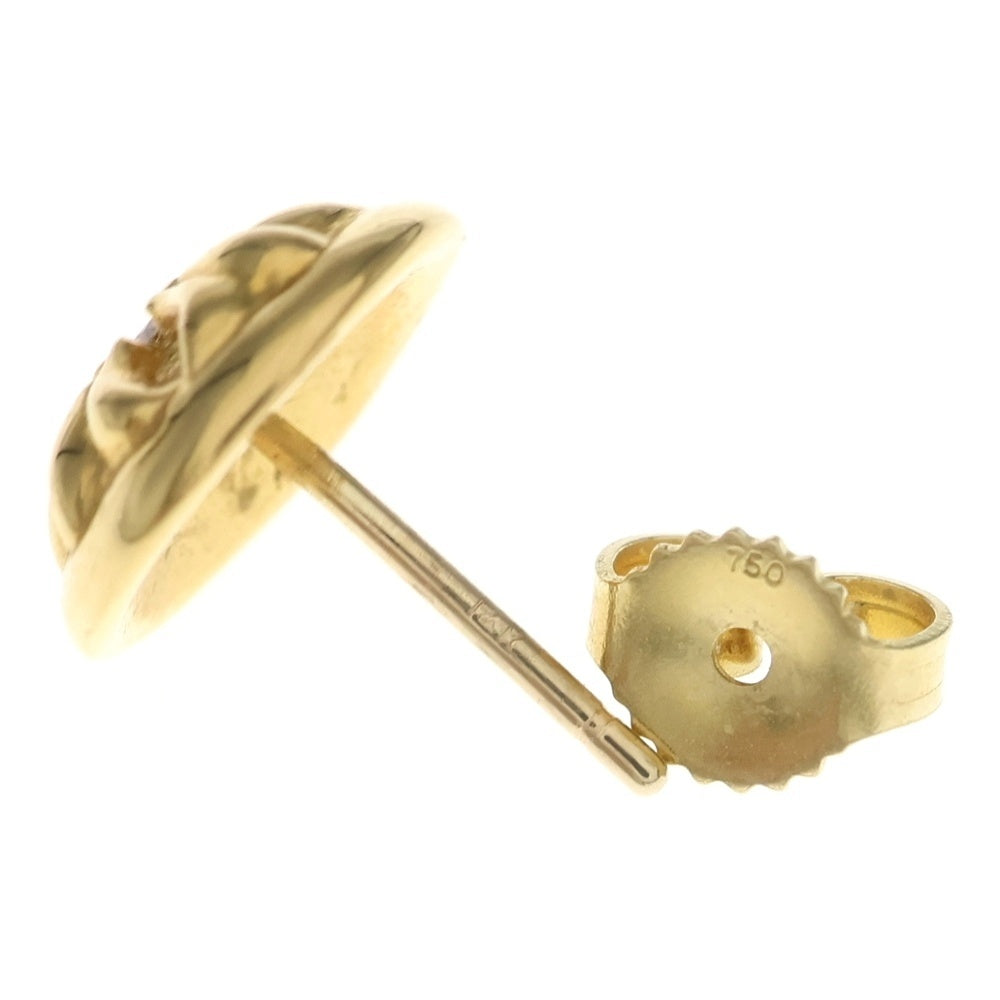 CHROME HEARTS(クロムハーツ) 22K STD CRSBL 1DIA クロスボール スタッドピアス 1ダイヤ ゴールド BCA023